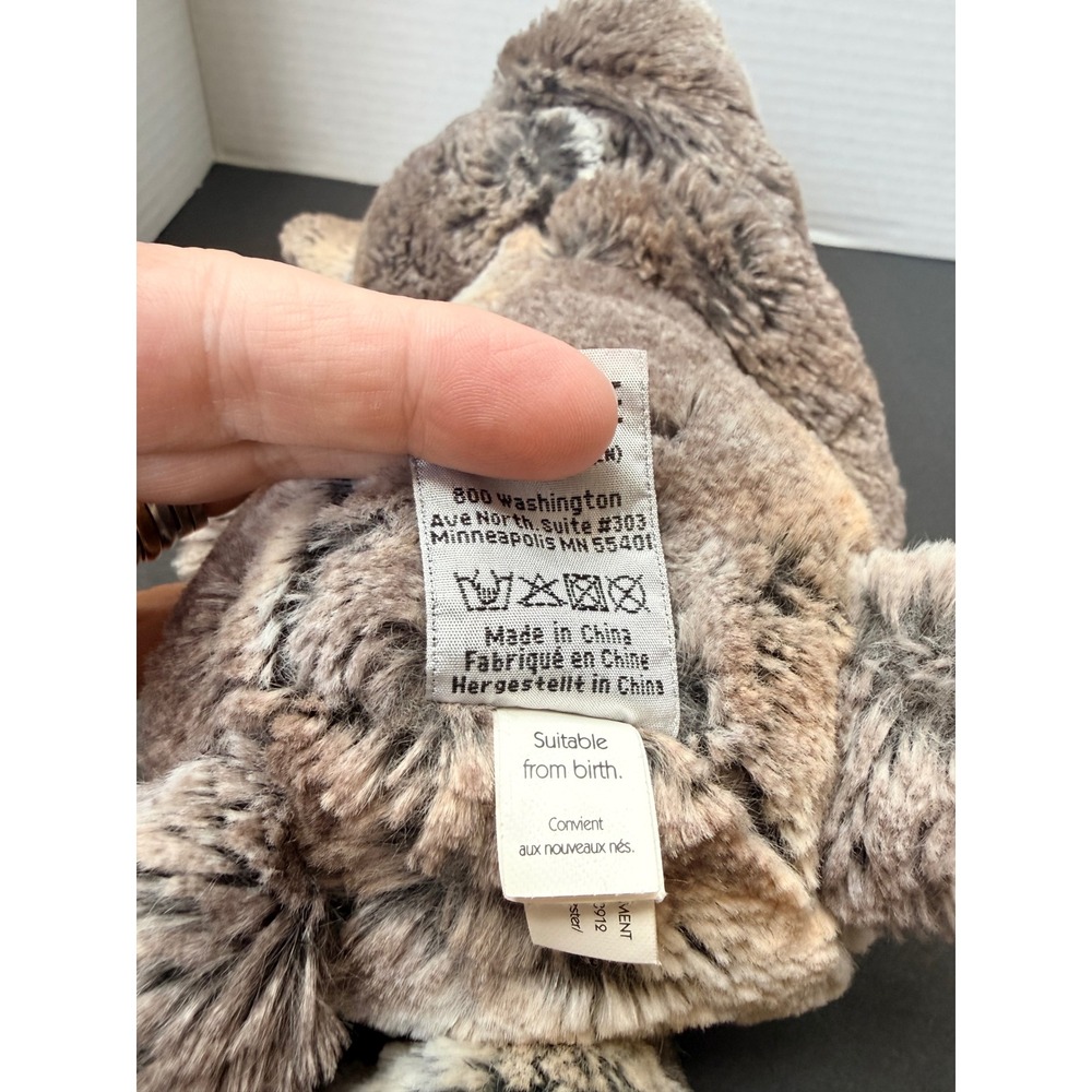 Jellycat Bashful Woodland Bunny Brown Grey Mottled Plush Animal Medium 12" - Picture 7 of 8
